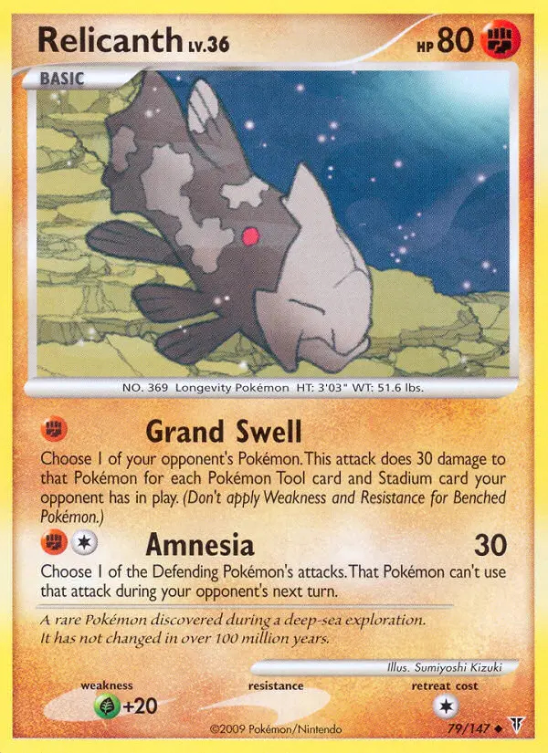 Image of the card Relicanth