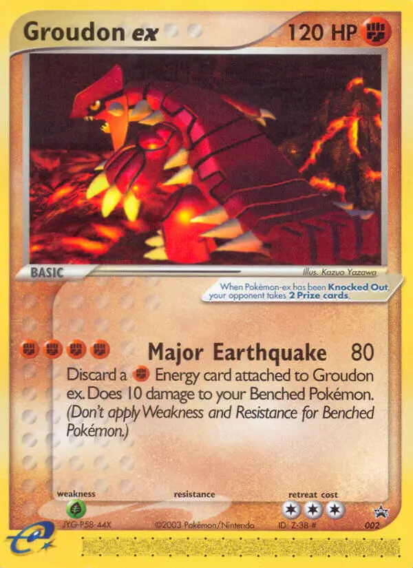 Image of the card Groudon ex
