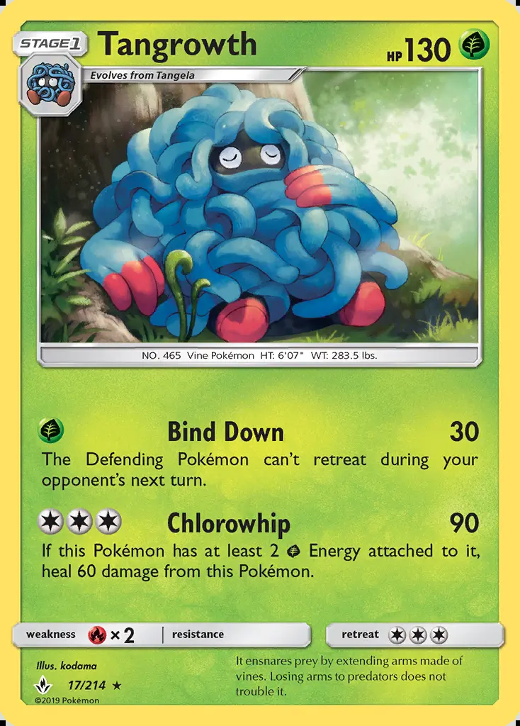 Image of the card Tangrowth