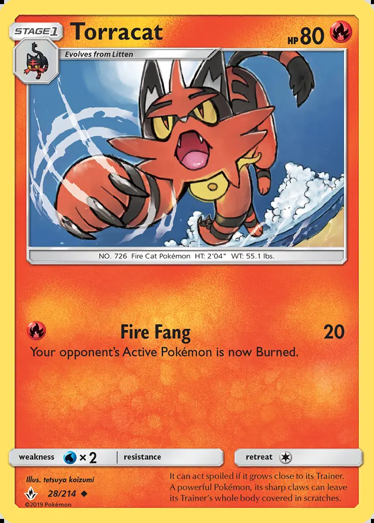 Image of the card Torracat