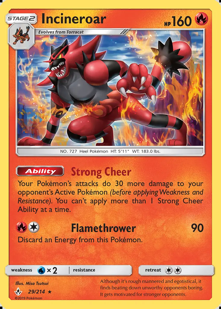 Image of the card Incineroar