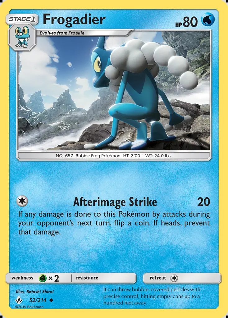 Image of the card Frogadier