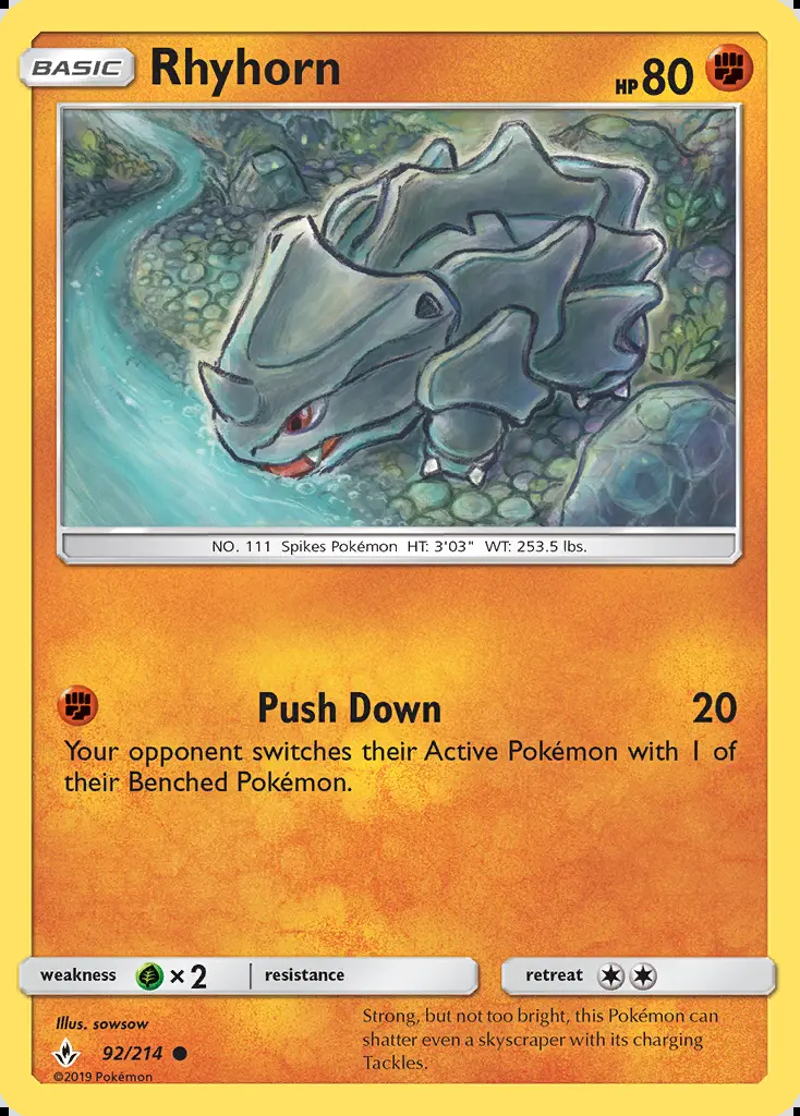 Image of the card Rhyhorn