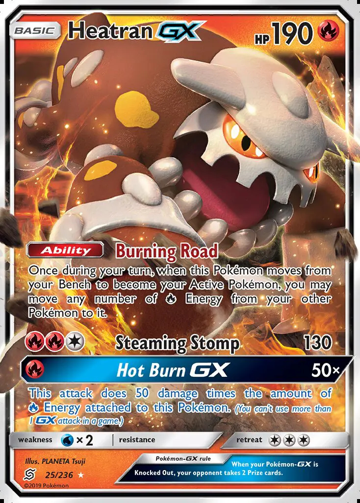 Image of the card Heatran GX