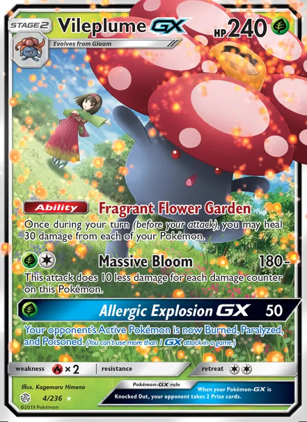 Image of the card Vileplume GX