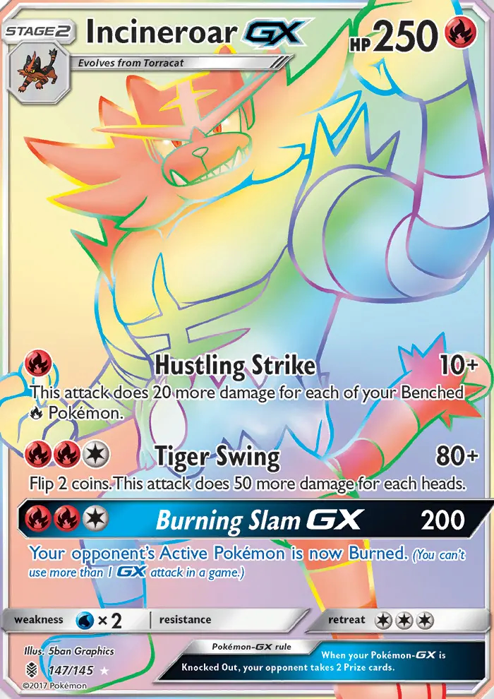 Image of the card Incineroar GX