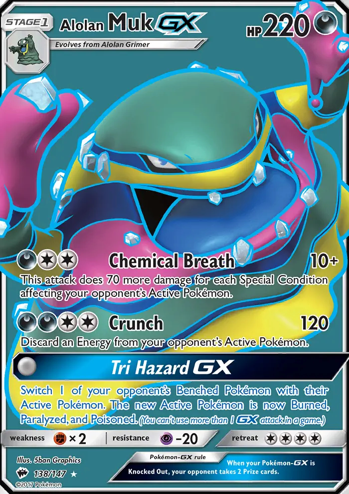 Image of the card Alolan Muk GX