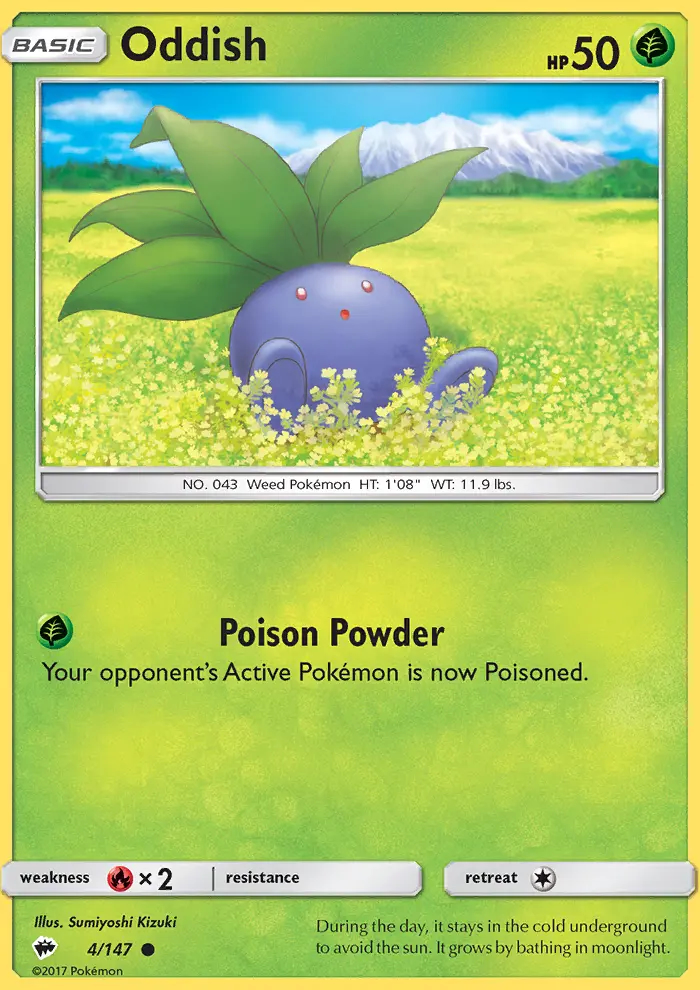 Image of the card Oddish