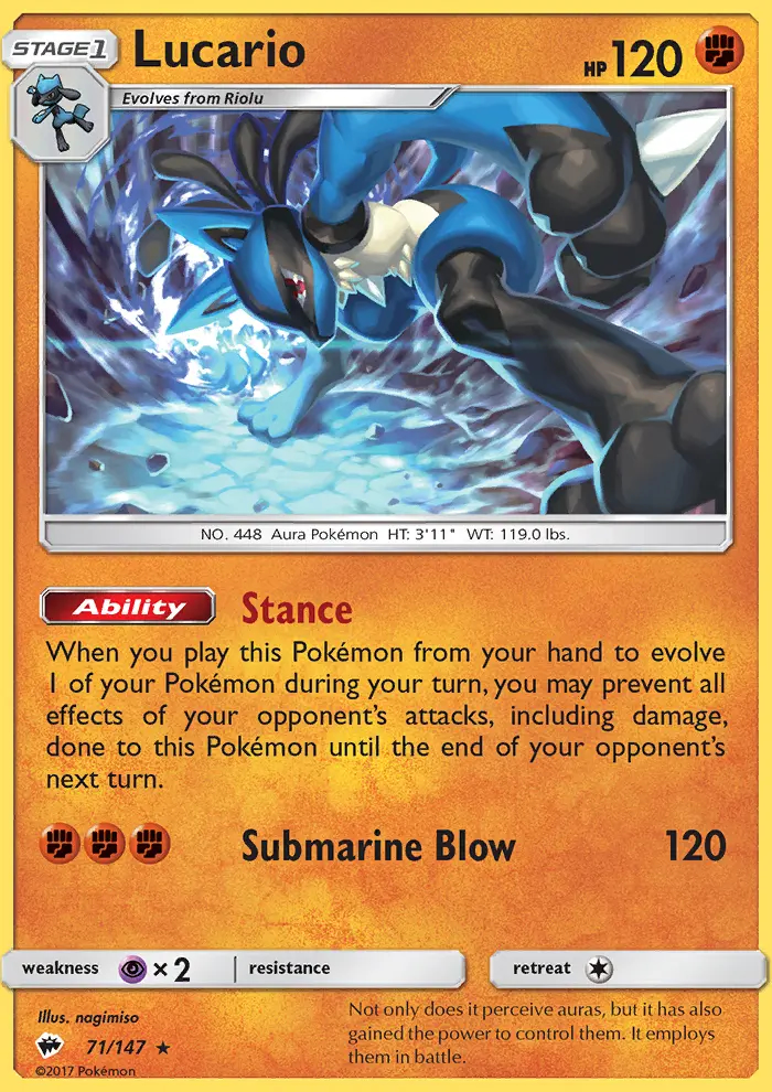 Image of the card Lucario