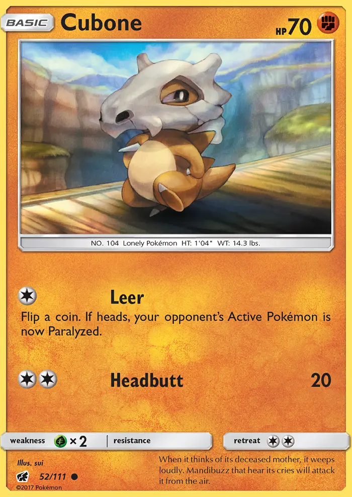 Image of the card Cubone