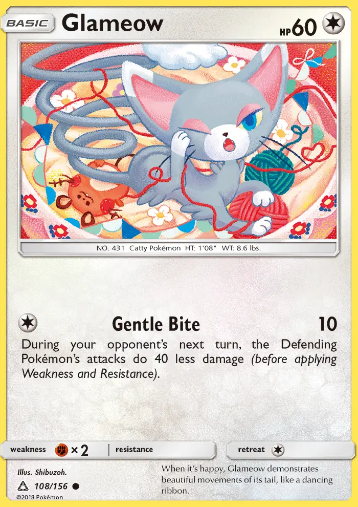 Image of the card Glameow