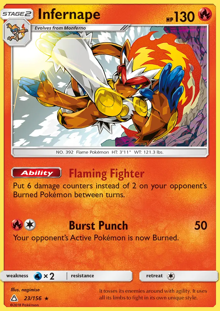 Image of the card Infernape