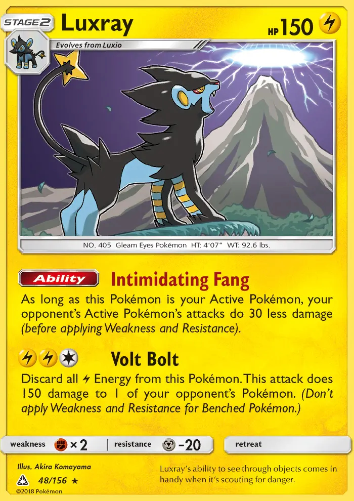 Image of the card Luxray
