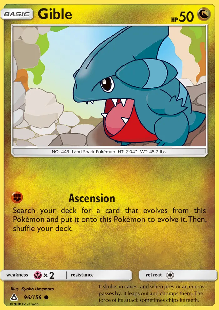 Image of the card Gible