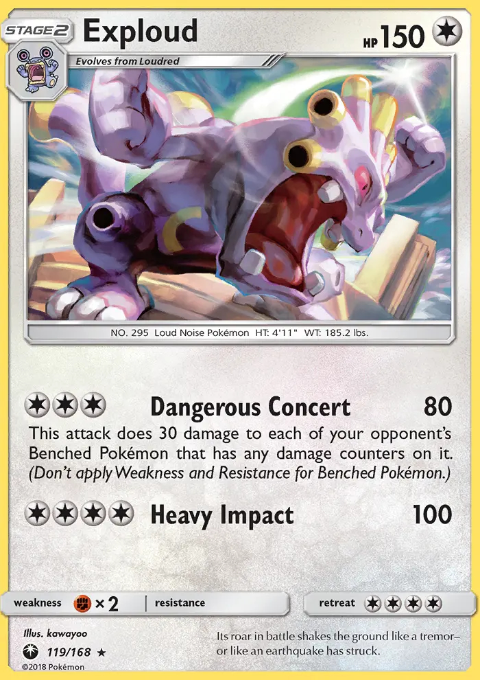 Image of the card Exploud