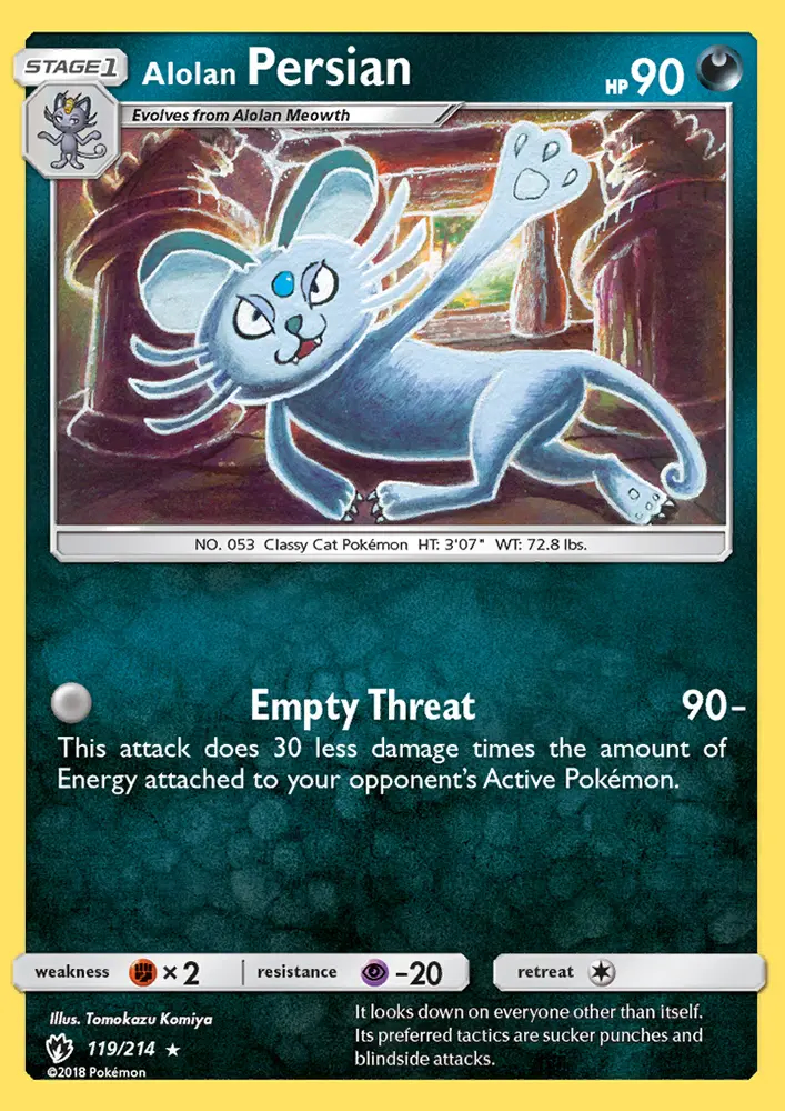 Image of the card Alolan Persian