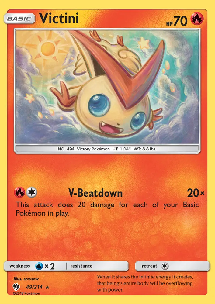 Image of the card Victini