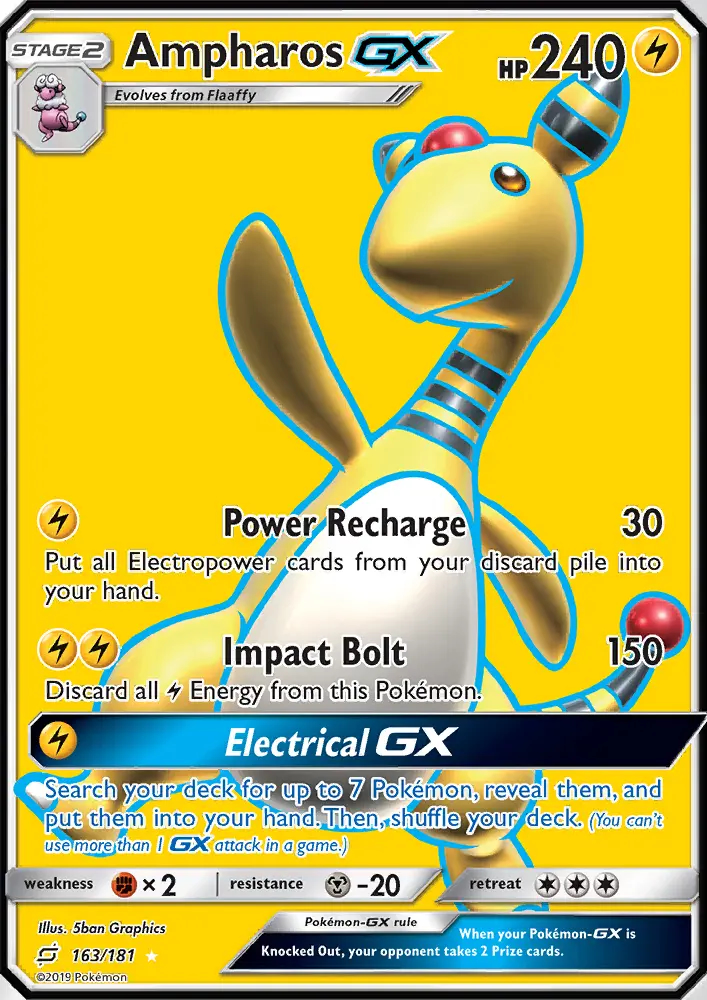 Image of the card Ampharos GX