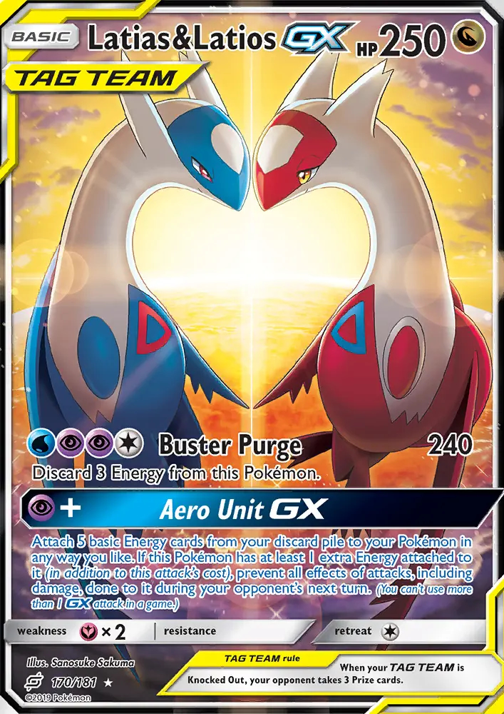 Image of the card Latias & Latios GX