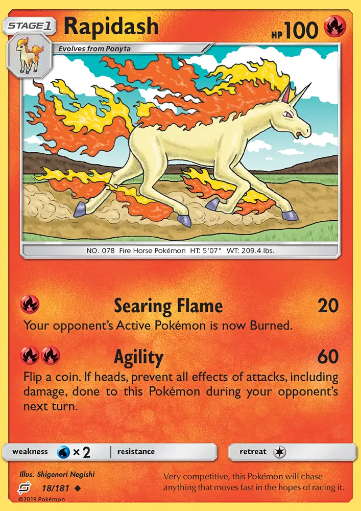 Image of the card Rapidash
