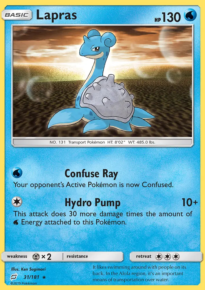 Image of the card Lapras