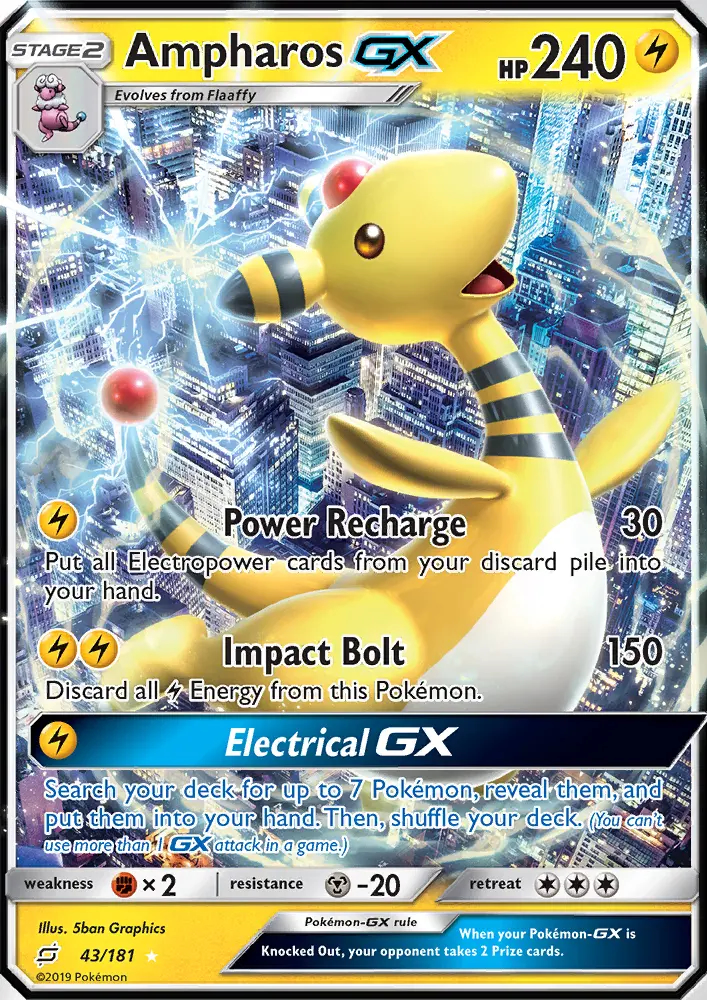 Image of the card Ampharos GX