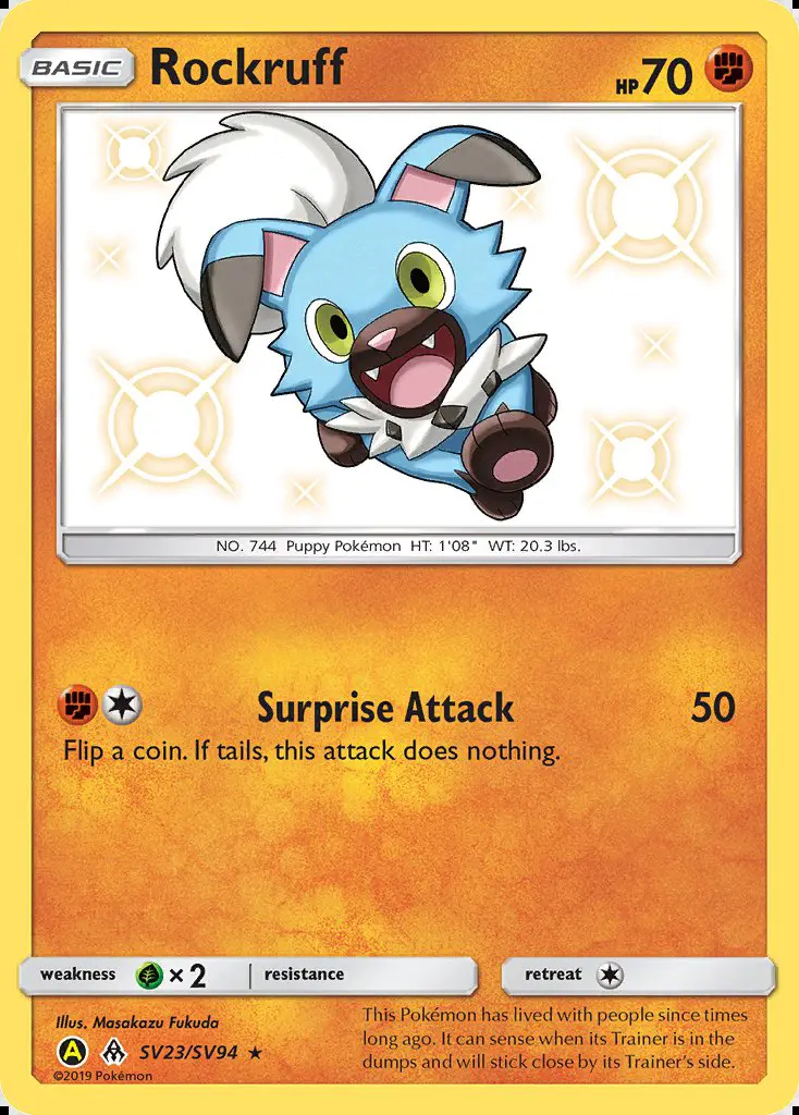 Image of the card Rockruff