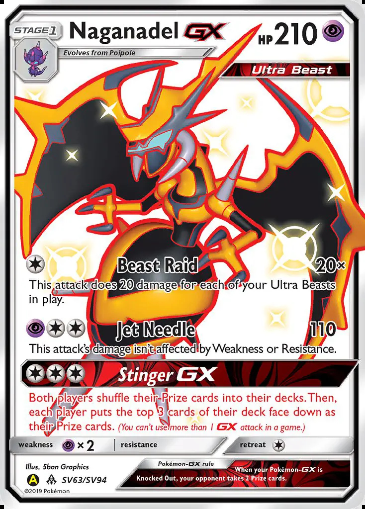 Image of the card Naganadel-GX