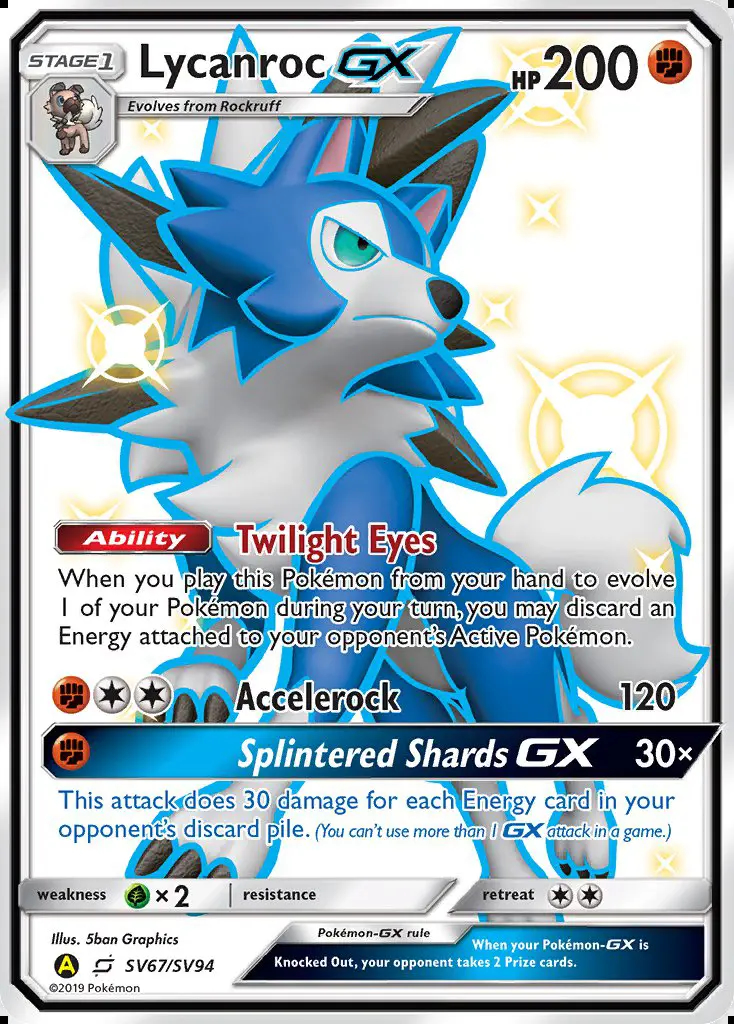 Image of the card Lycanroc-GX