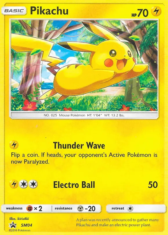Image of the card Pikachu