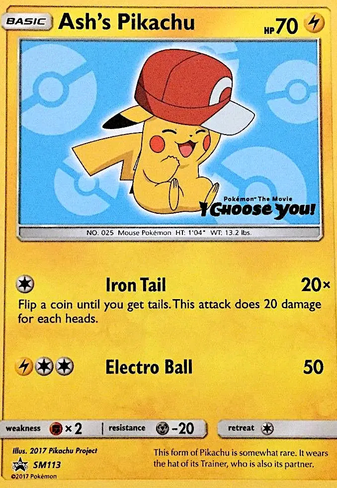 Image of the card Ash's Pikachu