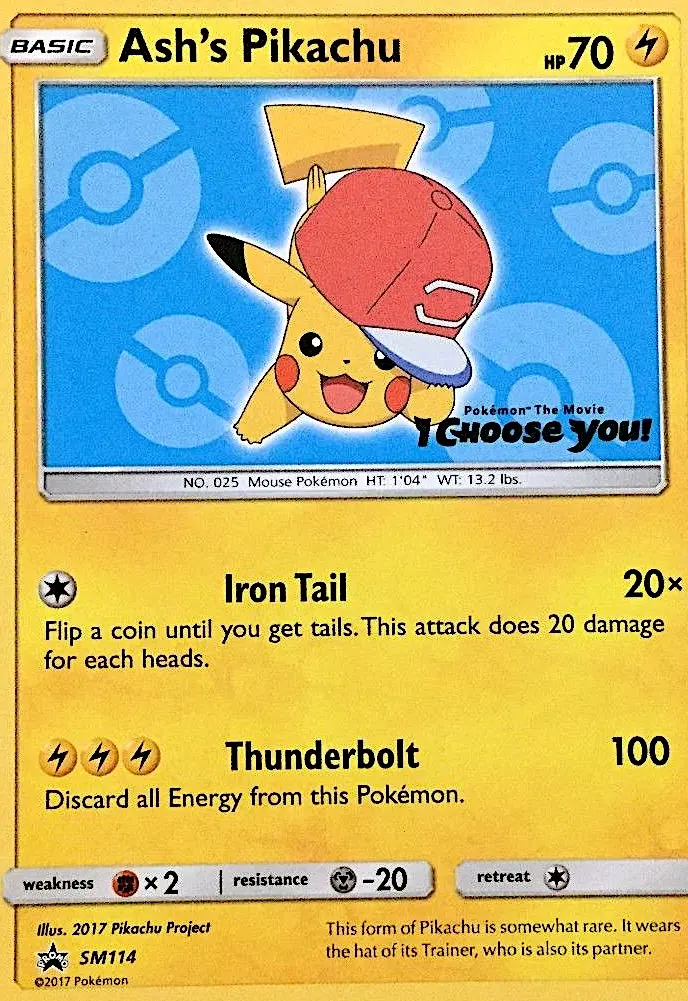 Image of the card Ash's Pikachu
