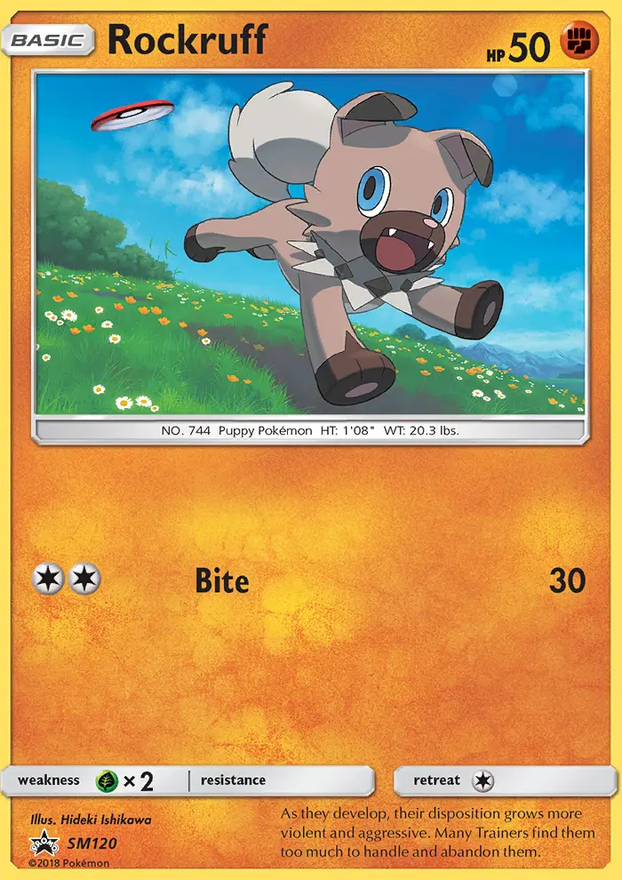 Image of the card Rockruff