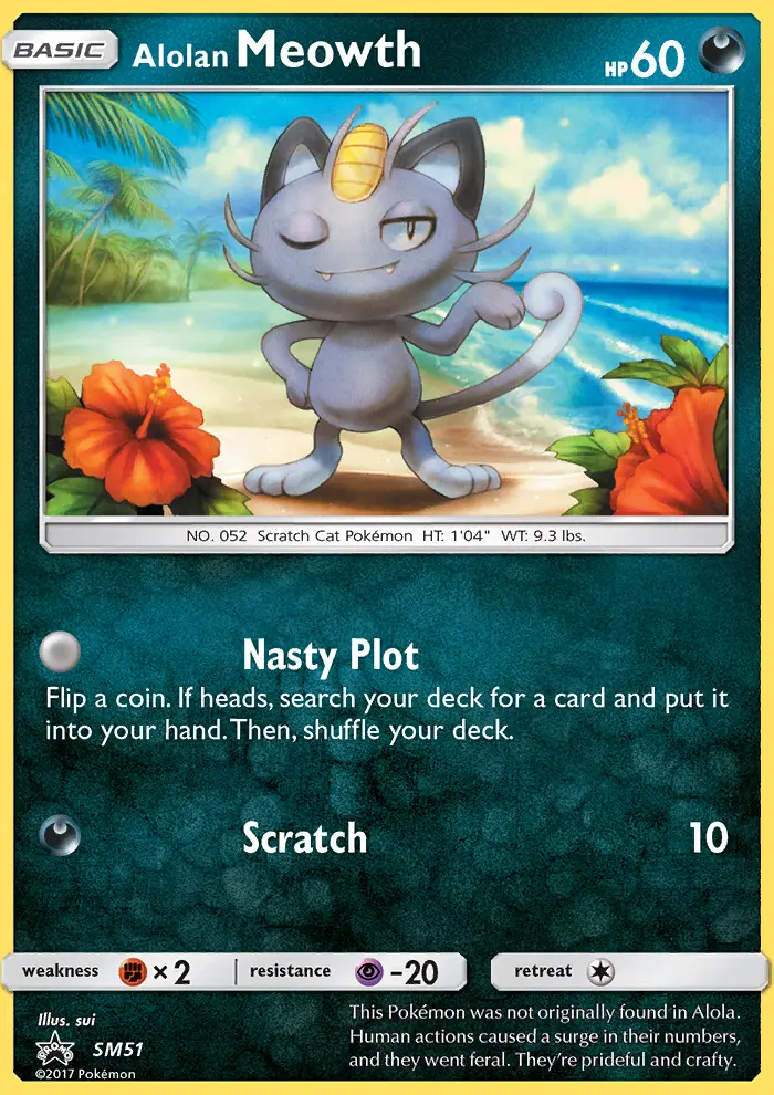 Image of the card Alolan Meowth