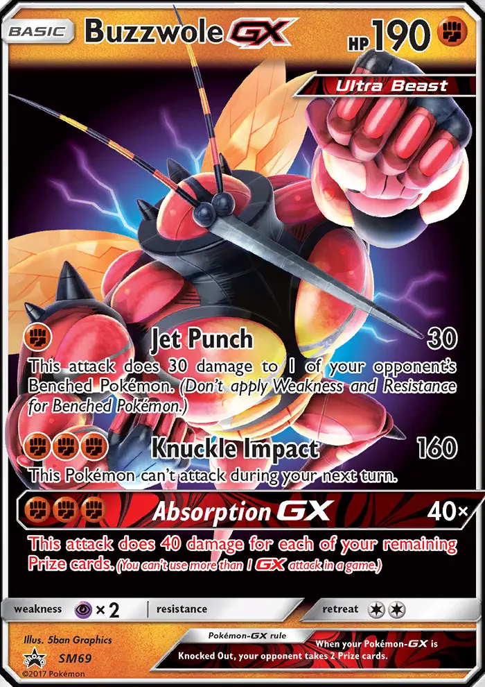 Image of the card Buzzwole GX