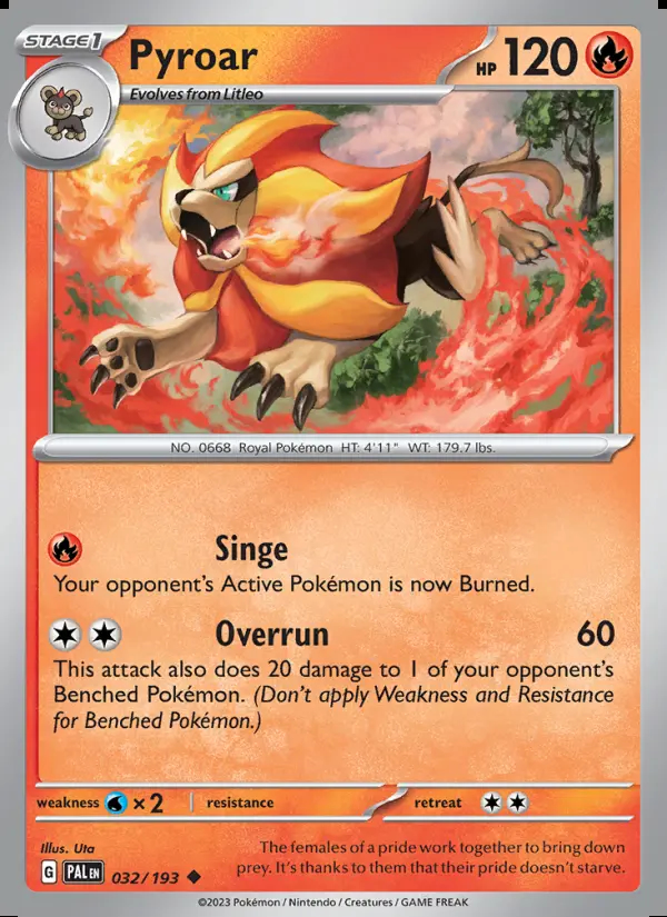Image of the card Pyroar