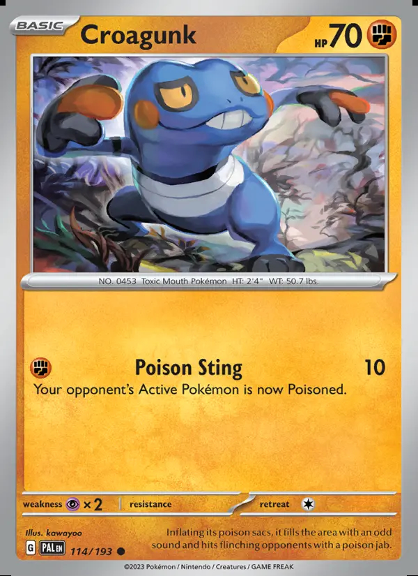 Image of the card Croagunk