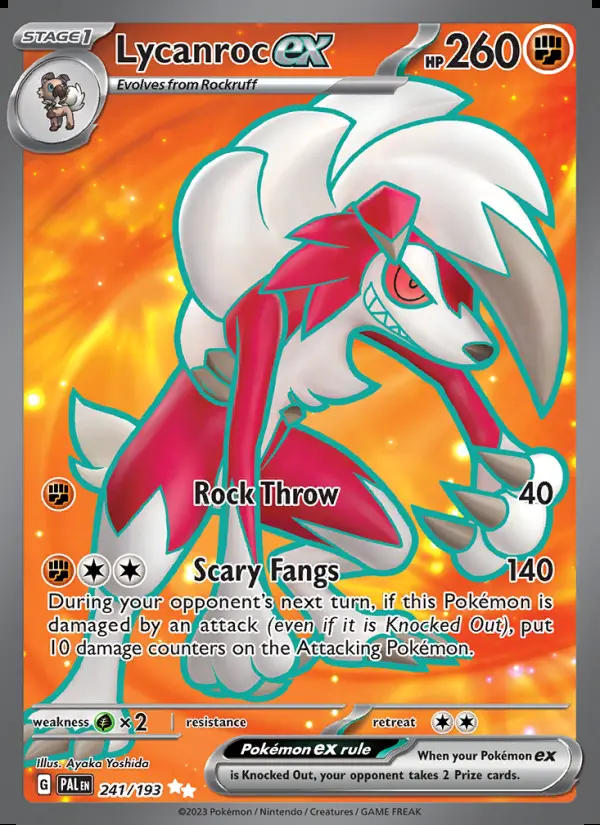 Image of the card Lycanroc ex
