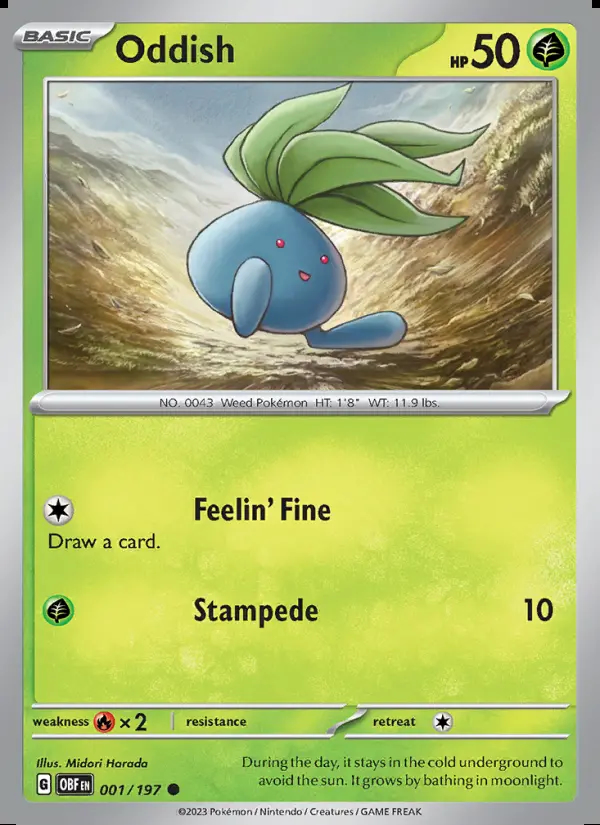 Image of the card Oddish
