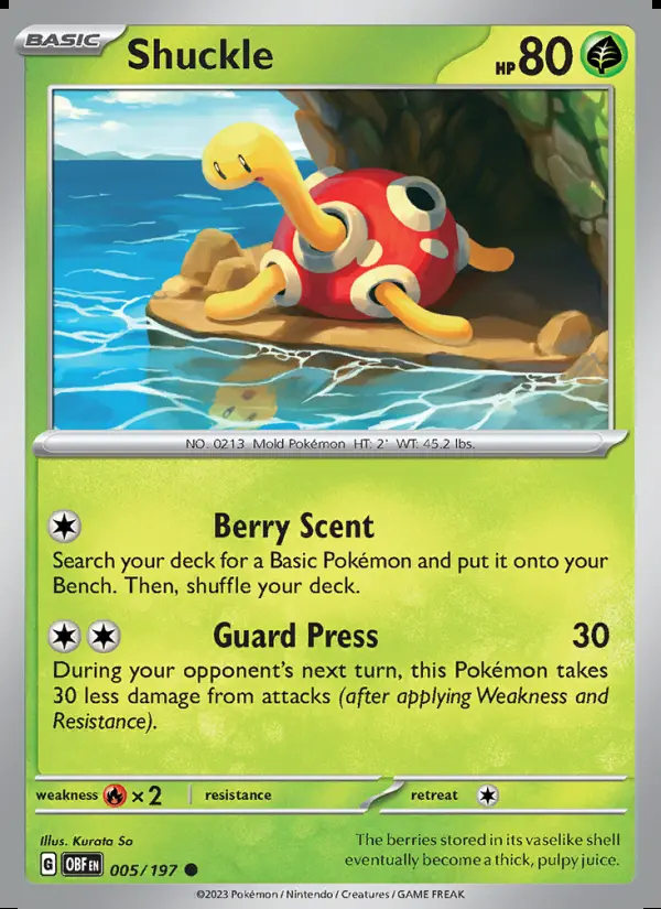 Image of the card Shuckle