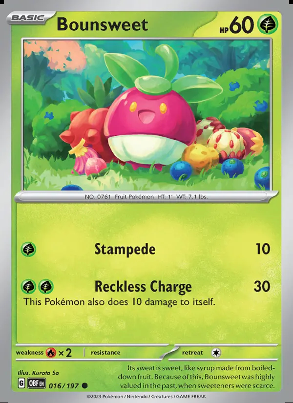 Image of the card Bounsweet