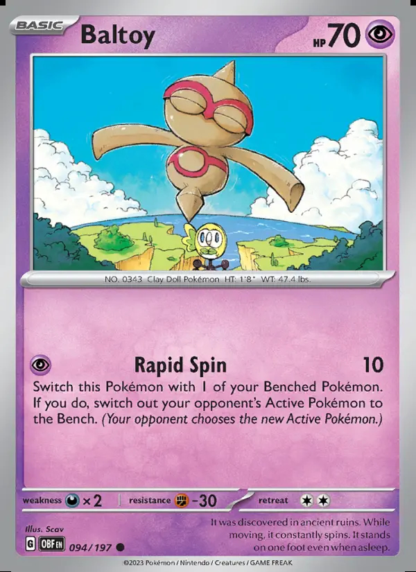Image of the card Baltoy