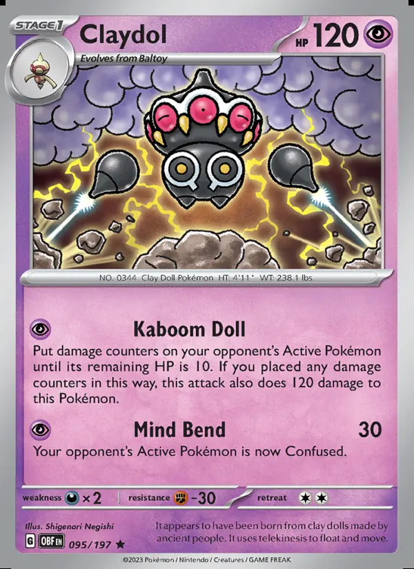 Image of the card Claydol