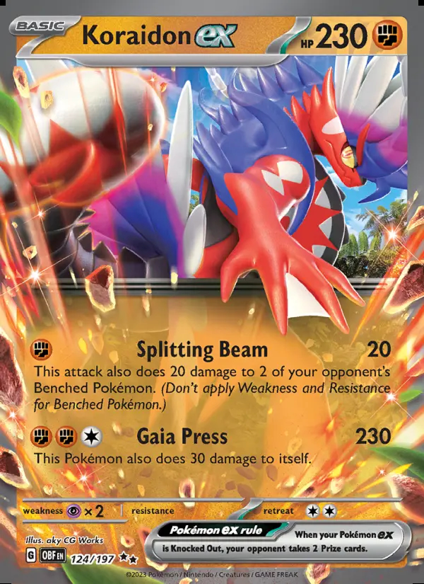 Image of the card Koraidon ex