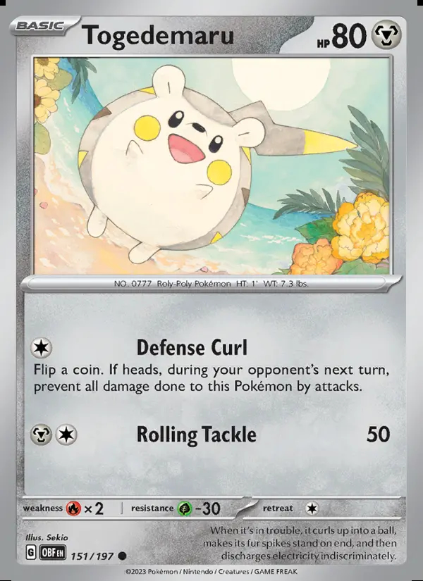 Image of the card Togedemaru