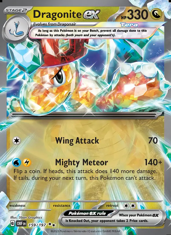 Image of the card Dragonite ex
