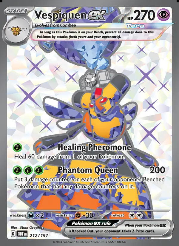 Image of the card Vespiquen ex