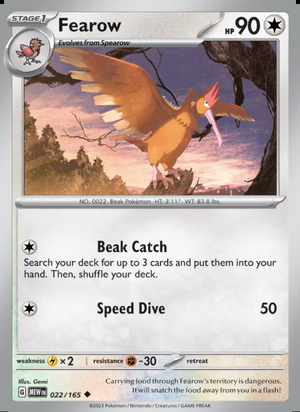Image of the card Fearow