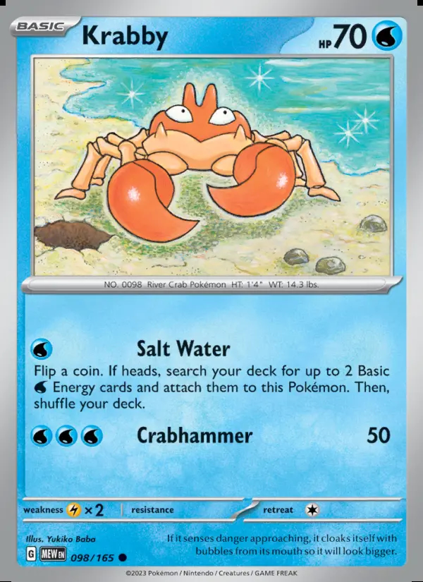 Image of the card Krabby