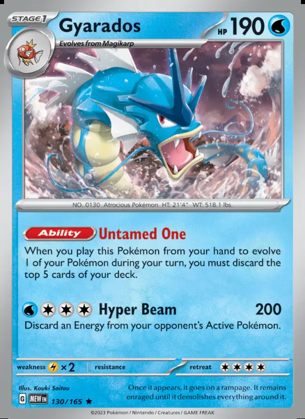 Image of the card Gyarados